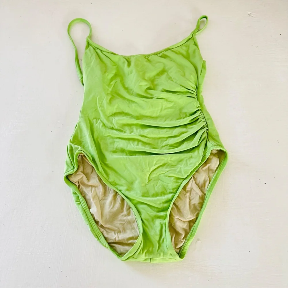 Cole of California Green One Piece Swimsuit Size 8 - Picture 3 of 8
